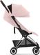 Cybex прогулочная коляска Coya Chrome Dark Brown Peach Pink 522004415bbg