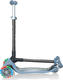 Globber самокат Go Up Deluxe Lights 5в1, колеса с подсветкой пепельно-голубой 646-200