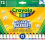 Crayola набор фломастеров широкая линия ultra-clean washable 12 шт (1) 58-8340