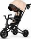 Qplay складной трехколесный велосипед Nova Niello Beige S700-12Nova+EvaBeige