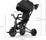 Qplay складной трехколесный велосипед Nova Niello Black S700-6NovaNielloBlack
