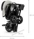 Qplay складной трехколесный велосипед Nova Niello Grey S700-6NovaNielloGrey