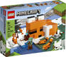Lego конструктор Minecraft Хижина лисы 21178erc