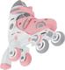 Globber роликові ковзани 2в1 р. 30-33 до 60 кг 5+ пастельно-розовые 783-210