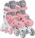 Globber роликові ковзани 2в1 р. 30-33 до 60 кг 5+ пастельно-розовые 783-210