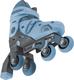 Globber роликовые коньки 2в1 р. 26-29 до 20 кг 3+ серо-синие 780-200