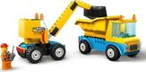 Lego конструктор City Строительный грузовик и шаровидный кран-таран 60391erc