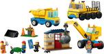 Lego конструктор City Строительный грузовик и шаровидный кран-таран 60391erc