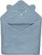 Lionelo полотенце Muslin Hooded Towel  GREY SKY LO-MUSLIN HOODED TOWEL GREY SKY