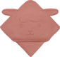 Lionelo полотенце Muslin Hooded Towel  RED CORAL LO-MUSLIN HOODED TOWEL RED CORAL