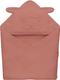 Lionelo полотенце Muslin Hooded Towel  RED CORAL LO-MUSLIN HOODED TOWEL RED CORAL