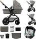 Kinderkraft универсальная коляска 3 в 1 Moov 2 Air Light Gray KSMOOV02LGR3000