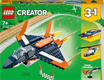 Lego конструктор Creator Сверхзвуковой самолет 31126erc