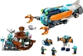 Lego конструктор City Глубоководная исследовательская подводная лодка 60379erc
