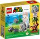 Lego конструктор Super Mario Носорог Рэмби. Дополнительный набор 71420erc
