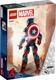 Lego конструктор Super Heroes Marvel "Фігурка Капітана Америка для складання" 76258erc