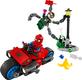 Lego конструктор Super Heroes Marvel "Погоня на мотоциклах Людина-Павук проти Доктор Восьминіг" 76275erc