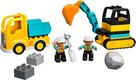 Lego конструктор Duplo Вантажівка та гусеничний екскаватор 10931erc