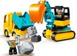 Lego конструктор Duplo Вантажівка та гусеничний екскаватор 10931erc