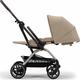 Cybex прогулянкова коляска Eezy S TWIST+ 2 з бампером TPE B Almond Beige 524000127bbg