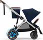 Cybex прогулочная коляска eGazelle S SLV Ocean Blue 2024 524000529bbg