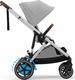 Cybex прогулочная коляска eGazelle S SLV Stone Grey 2024 524000523bbg