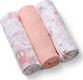 BabyOno пелюшки муслін бавовняні 70х70см розовый 348/11bo