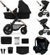 Kinderkraft универсальная коляска 3 в 1 Moov 2 Air Pure Black (KSMOOV02BLK0000) KSMOOV02BLK0000