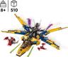 Lego конструктор Ninjago суперштормовой реактивный самолет Рас и Арин 71833erc