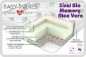 Верес матрас Sisal Bio Memory Aloe vera 120х60х10 cм 50.7.13ver