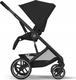 Cybex прогулянкова коляска Balios S Lux BLK Moon Black (с бампером) 524001171bbg