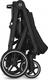 Cybex прогулянкова коляска Balios S Lux BLK Moon Black (с бампером) 524001171bbg