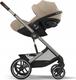 Cybex коляска прогулянкова Balios S Lux TPE з бампером Almond Beige 524001211bbg