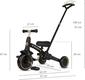 Qplay велосипед-беговел с ручкой 3в1 Stager Black T80STAGERBlack