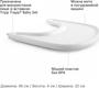 Stokke столешница Tray для стульчика Tripp Trapp White 428501