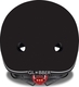 Globber шолом захисний дитячий GO UP LIGHTS з ліхтариком (XXS / XS) черный 506-120