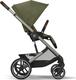 Cybex прогулочная коляска Balios S Lux TPE с бампером Moss Green 525000105bbg