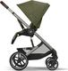 Cybex прогулочная коляска Balios S Lux TPE с бампером Moss Green 525000105bbg