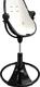 Bloom стульчик для кормления Fresco с хлопковым вкладышем Noir \ coconut white E10535-BB/U10543-CW