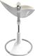 Bloom стульчик для кормления Fresco White с вкладышем coconut white E10535-W\E10516-CWL
