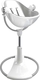Bloom стільчик для годування Fresco White з вкладишем lunar silver E10535-W/E10516-LSL