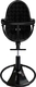 Bloom стільчик для годування Fresco з бавовняним вкладишем Noir / midnight black E10535-BB/U10543-MB