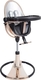 Bloom стільчик для годування Fresco Rose gold/rose gold золотистий з чорним з вкладишем lunar silver U10515-GRB/E10516-LSL