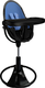 Bloom стільчик для годування Fresco Noir з вкладишем riviera blue E10535-BB/E10540-RBL