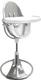 Bloom стульчик для кормления Fresco Silver с вкладышем lunar silver E10535-S\E10516-LSL