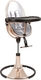 Bloom стільчик для годування Fresco Rose gold/rose gold золотистий з чорним з вкладишем lunar silver U10515-GRB/E10516-LSL