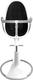 Bloom стульчик для кормления Fresco White с вкладышем midnight black E10535-W\E10516-MBL