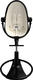 Bloom стульчик для кормления Fresco Noir с вкладышем coconut white E10535-BB\E10516-CWL