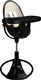 Bloom стільчик для годування Fresco Noir з вкладишем coconut white E10535-BB/E10516-CWL