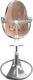 Bloom стульчик для кормления Fresco Silver с вкладышем rose gold E10535-S\E10516-RGL